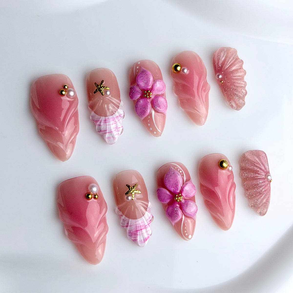 Pink Blossom Charm