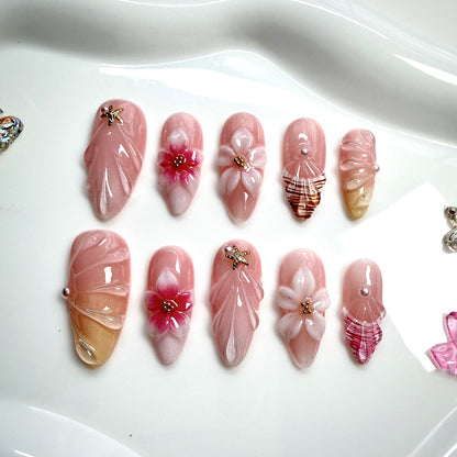 Ready To Ship - Pink Plumeria