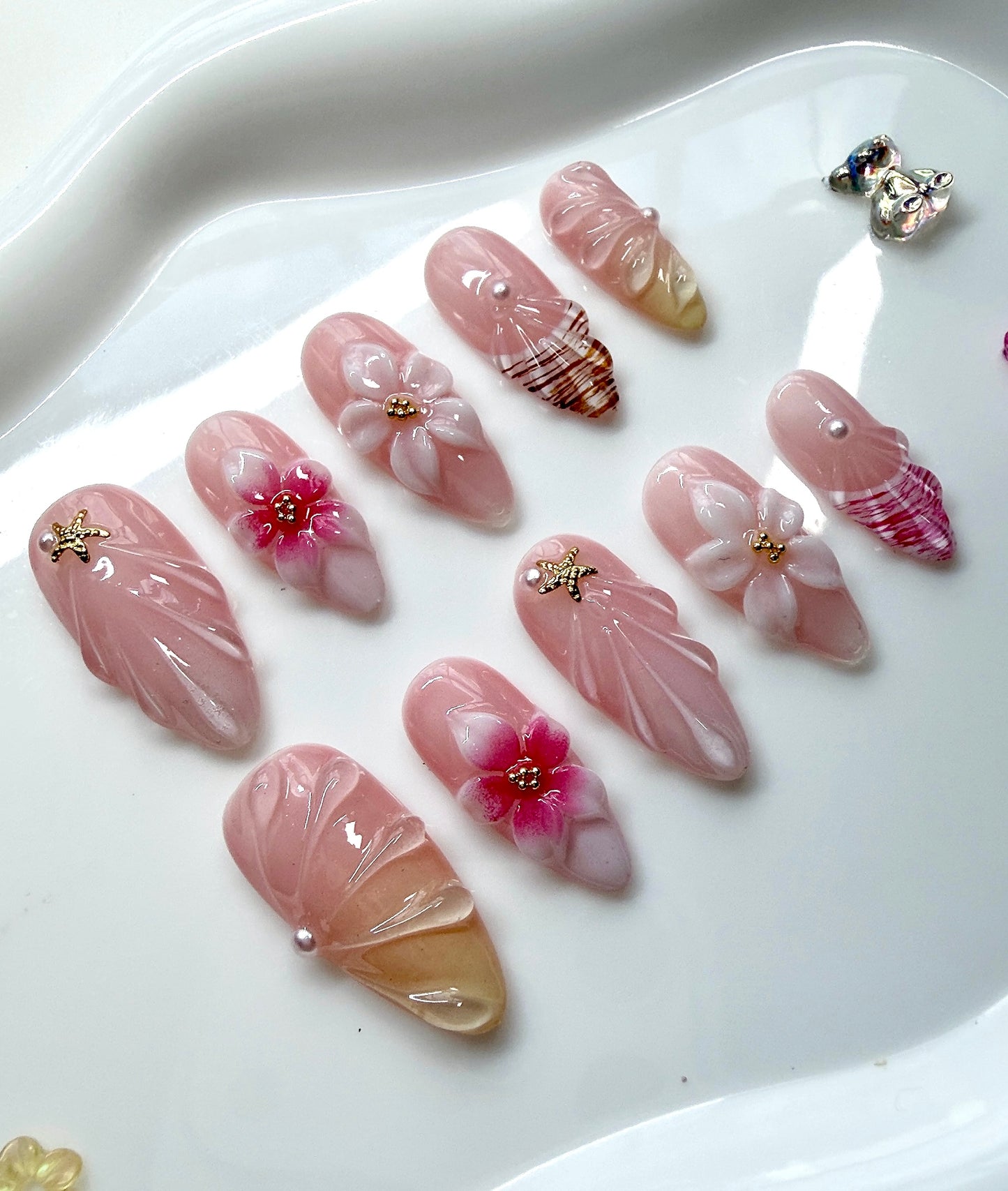 Ready To Ship - Pink Plumeria