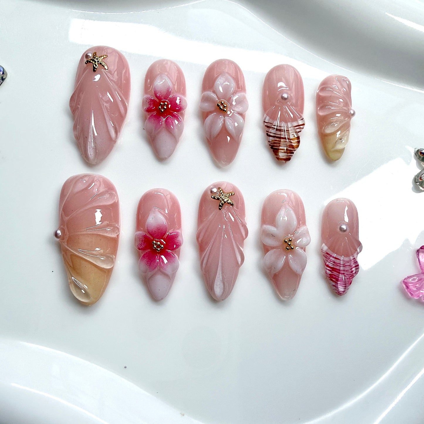 Ready To Ship - Pink Plumeria