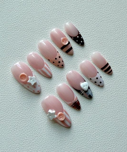 Ready To Ship - Button & Stitch