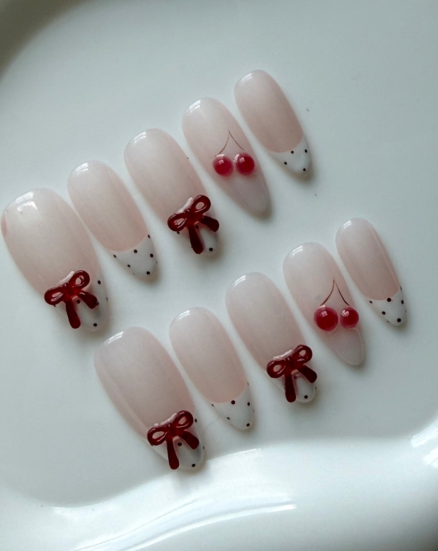 Ready To Ship - Cherry Bow