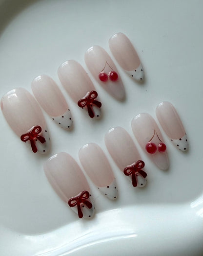Ready To Ship - Cherry Bow