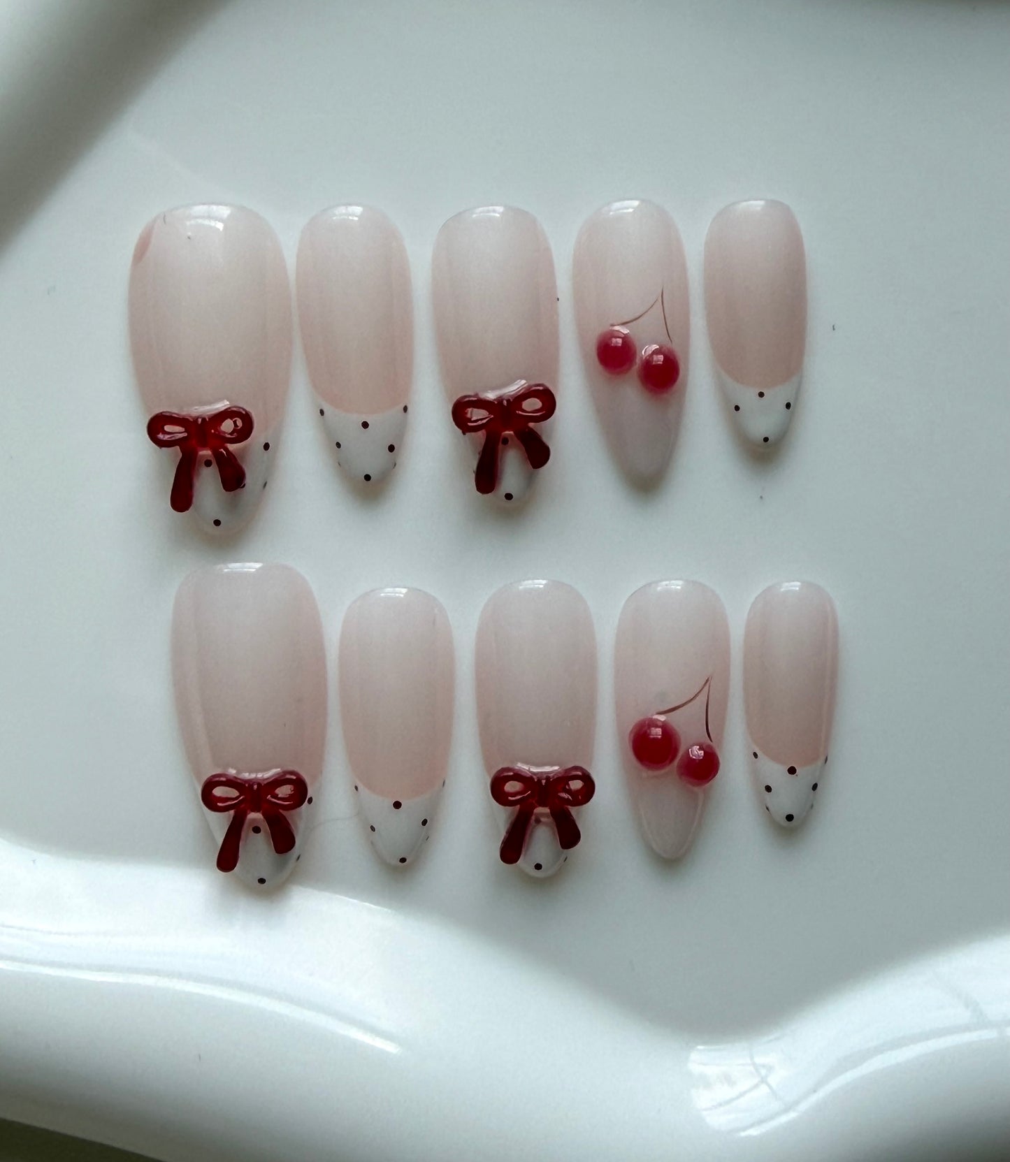 Ready To Ship - Cherry Bow