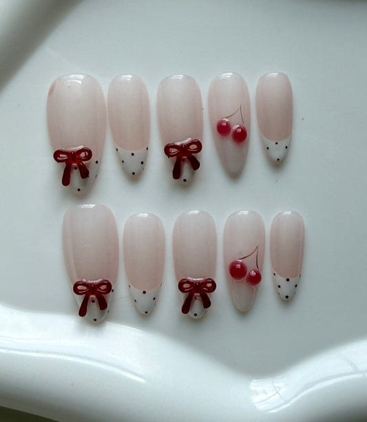 Ready To Ship - Cherry Bow