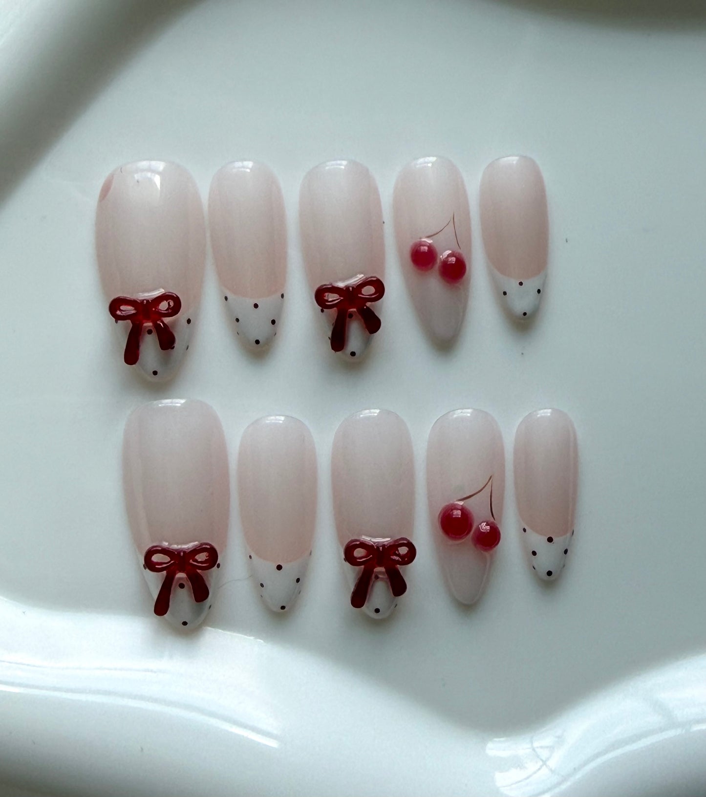 Ready To Ship - Cherry Bow