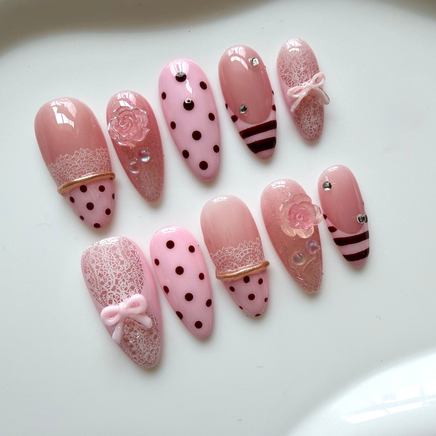 Ready To Ship - Rose Polka