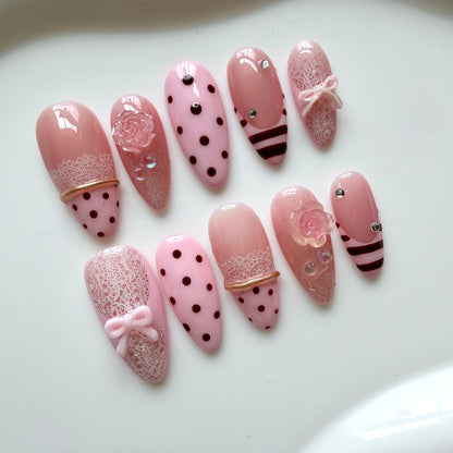 Ready To Ship - Rose Polka