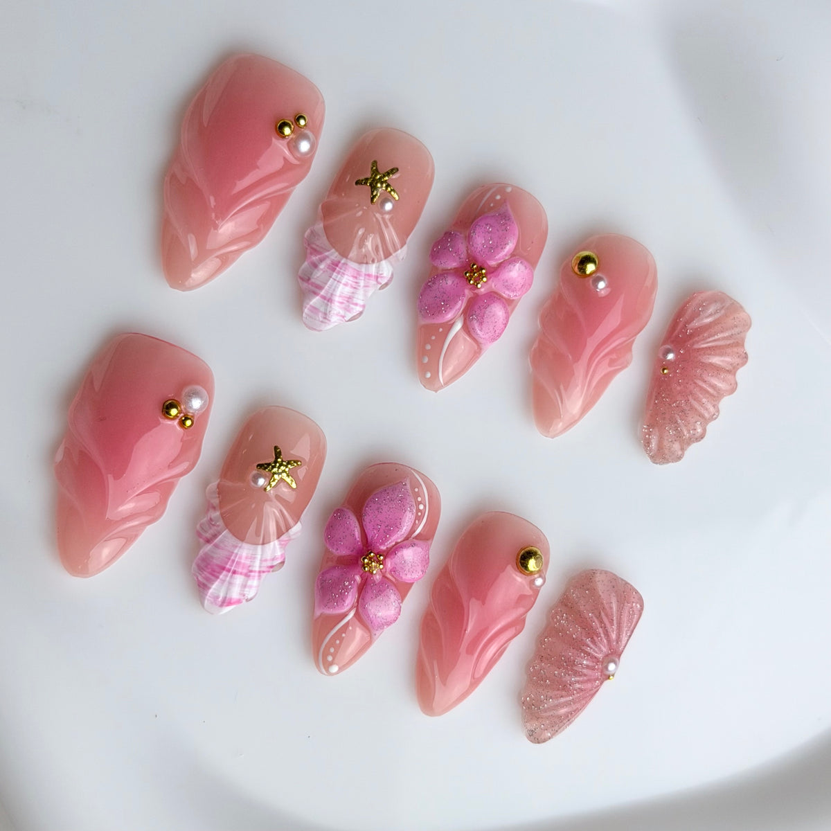 Pink Blossom Charm